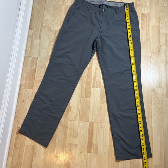 Under Armour Loose Men's Size 36X32 UA Match Play Golf Pants Grey Permormance - Picture 2 of 6